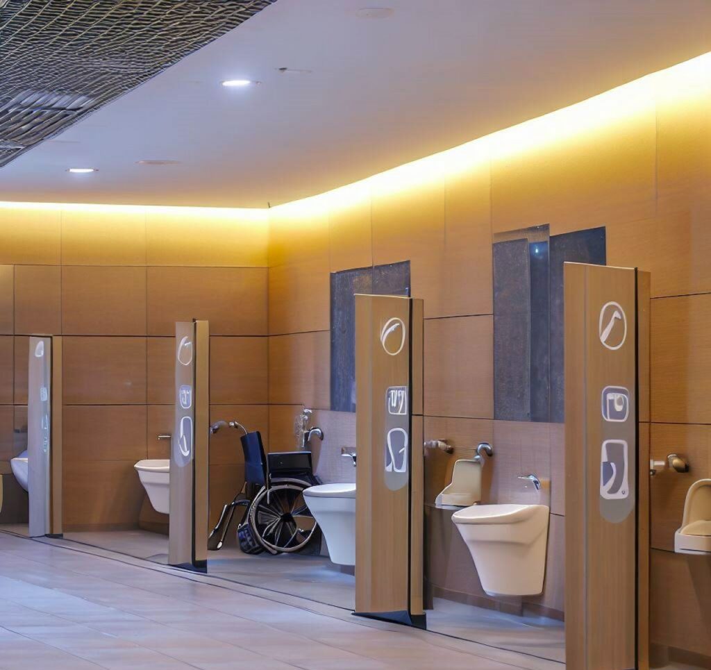 Baños con accesibilidad y seguridad para los usuarios